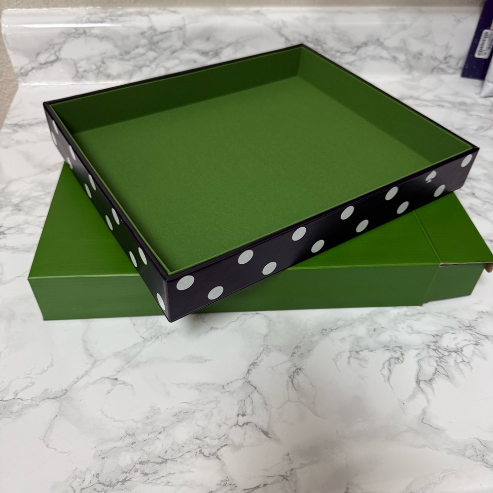 Desk Paper Note kate spade | Office | Kate Spade New York Leatherette Paper Tray ...